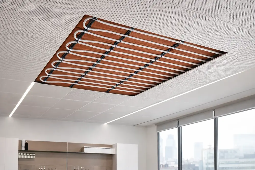 Stropné chladenie - realizácia Vavrotherm