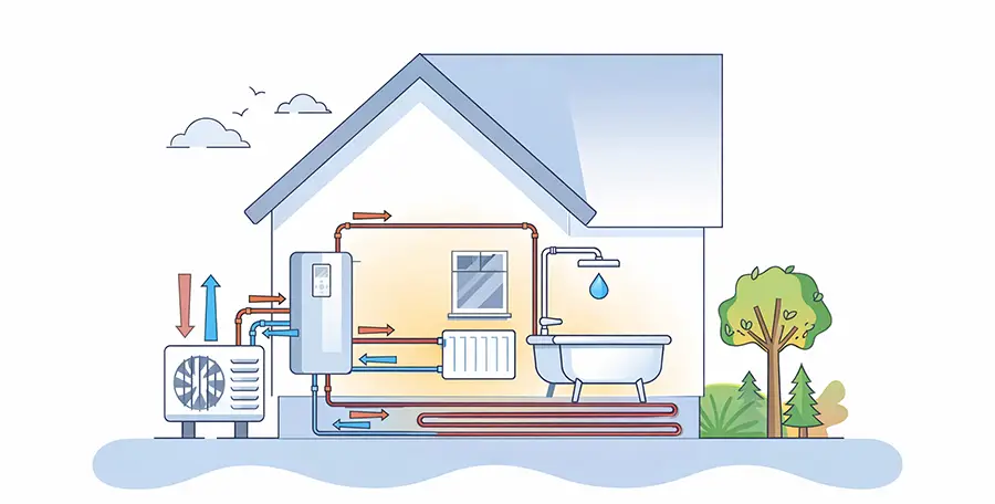 Tepelné čerpadlo vzduch voda